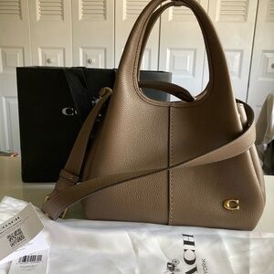 Coach Brown Leather Lana 23